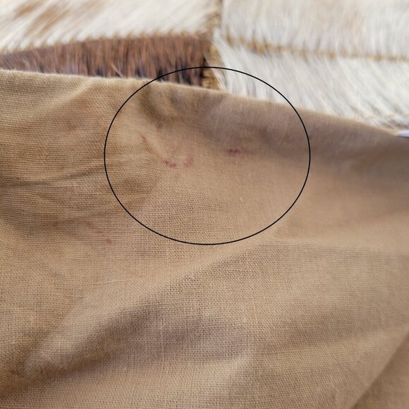 ibBan Anthropologie Hair on Hide Embellished Crossbody Bag w/ Braided Strap - Picture 14 of 16